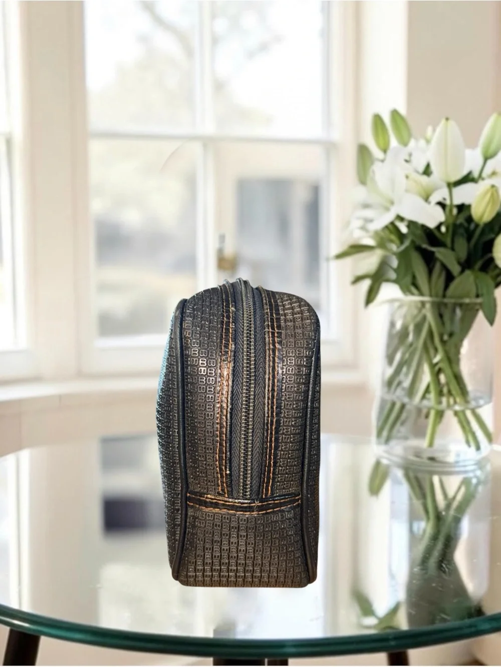 Vintage Bally Switzerland Luxury Embossed 